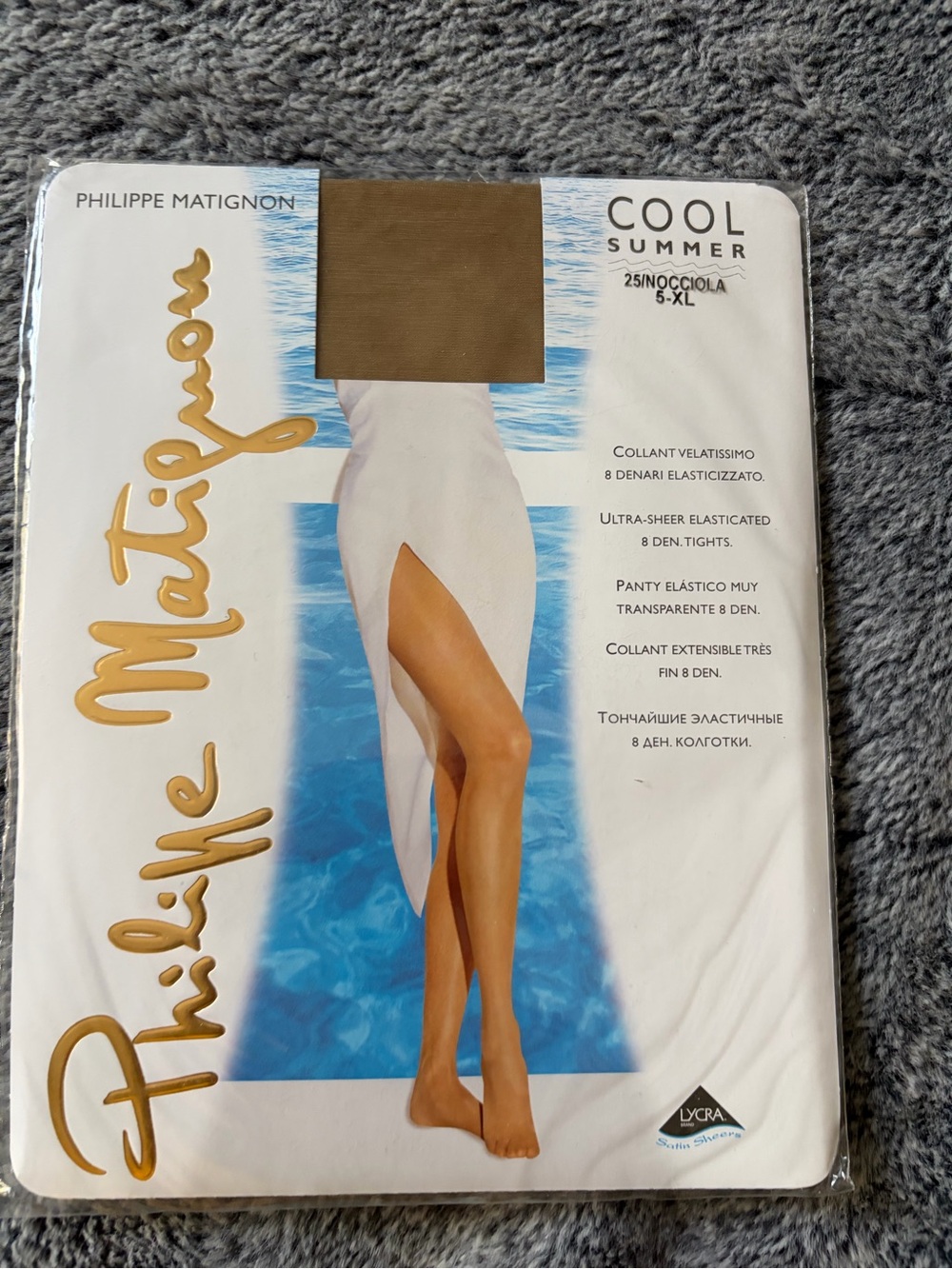 Cool Summer Sheer Tights in Brown